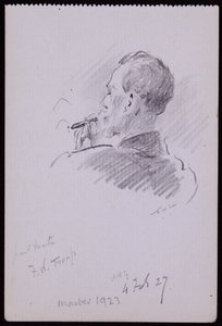 Portrét Francise Troupa od Francis Wilfred Lawson