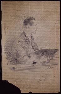 Portrét Francise Troupa od Francis Wilfred Lawson