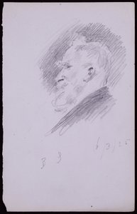 Portrét George Bernarda Shawa od Francis Wilfred Lawson