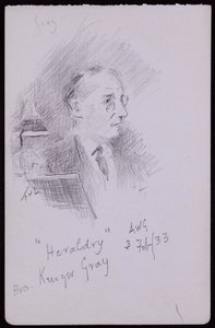 Portrét George Kruger Gray od Francis Wilfred Lawson