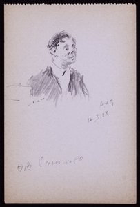 Portrét HB Cresswella od Francis Wilfred Lawson