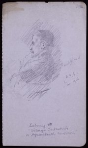 Portrét Harolda Speeda od Francis Wilfred Lawson