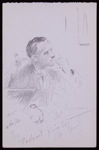 Portrét Harolda Speeda od Francis Wilfred Lawson