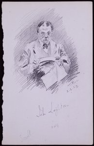 Portrét Johna Leightona od Francis Wilfred Lawson