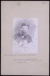 Portrét Karla Kralla od Francis Wilfred Lawson
