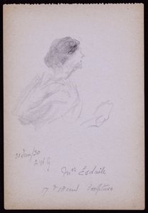 Portrét paní Arundel Esdaile od Francis Wilfred Lawson