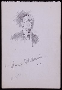 Portrét Normana Wilkinsona od Francis Wilfred Lawson