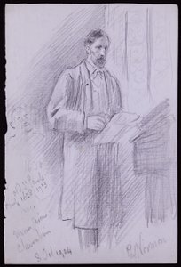 Portrét Philipa Normana od Francis Wilfred Lawson