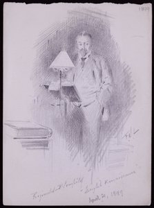 Portrét Reginalda Blomfielda od Francis Wilfred Lawson