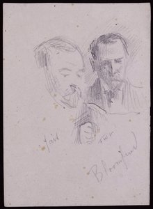 Portrét Reginalda Blomfielda, kolem roku 1894 (tužka na papíře) od Francis Wilfred Lawson
