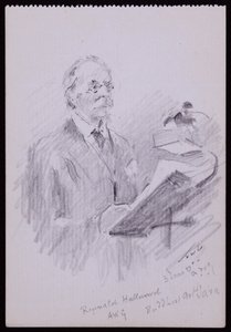 Portrét Reginalda Hallwarda od Francis Wilfred Lawson