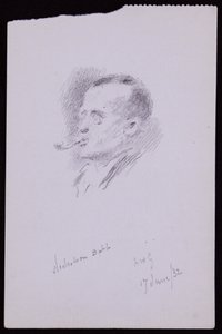 Portrét S Nicholson Babb od Francis Wilfred Lawson