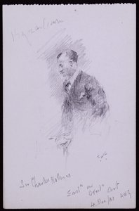 Portrét sira Charlese Holmese od Francis Wilfred Lawson