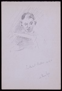 Portrét sira Herberta ARA Bakera od Francis Wilfred Lawson