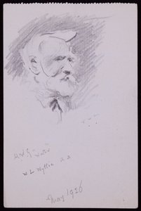 Portrét WL Wyllie od Francis Wilfred Lawson