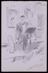 Portrét W Allana Pictora od Francis Wilfred Lawson