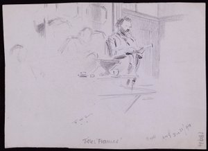 Portrét Williama [? Morris od Francis Wilfred Lawson