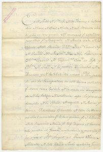 Inventář Antoine Barada podepsal Fran. Cruzat, Josef Bexmes, Dodier, Becquet a další, duben 1782 od Francisco Cruzat