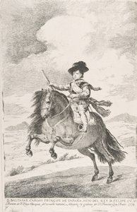 Baltasar Carlos, princ Španělský a syn Filipa IV. D. Baltasar Carlos Principe de Espa..., 1778. od Francisco de Goya