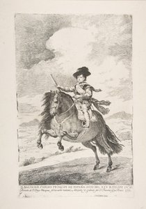 Balthasar Carlos, princ Španělský a syn Filipa IV. D. Baltasar Carlos Principe de Esp..., 1778. od Francisco de Goya