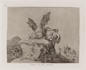 Proti obecnému dobru, deska 71 z The Disasters of War od Francisco de Goya