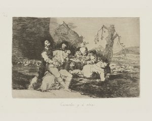 Vyléčit je a ? další. (Zbavte se jich a jděte na další.), pl. 20 ze série The Disasters of War od Francisco de Goya