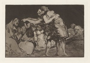 Nesourodá neuspořádaná (Disorderly Folly) nebo Nesourodá manželská (Matrimonial Folly), známá také jako La que mal marida, nikdy nezapomene říct (Ona, která je nemocná, nikdy nepromešká šanci to říct, ze série Los disparates (Los proverbios) od Francisco de Goya