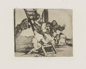 Těžký je krok! (Položka od Francisco de Goya
