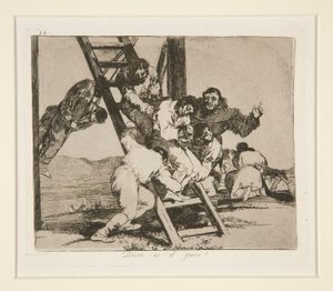 Těžký je krok! (Položka od Francisco de Goya