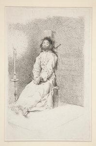 Garroted Man od Francisco de Goya