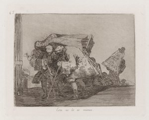 Tohle není méně, deska 67 z The Disasters of War od Francisco de Goya