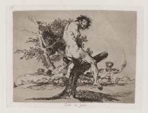 Tohle je horší, deska 37 z The Disasters of War od Francisco de Goya