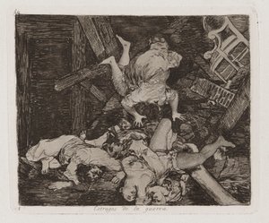 Ravages of War, Plate 30 z The Disasters of War od Francisco de Goya