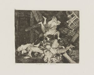 Válečné řádění. (Ravages of War.), pl. 30 ze série The Disasters of War od Francisco de Goya