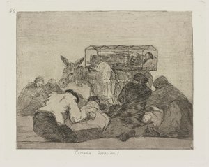 Zvláštní oddanost! (Podivná oddanost!), pl. 66 ze série The Disasters of War od Francisco de Goya
