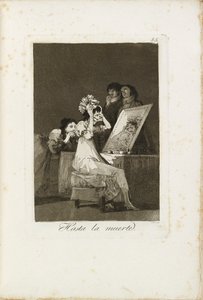 Až do smrti, 1799-1799 od Francisco de Goya