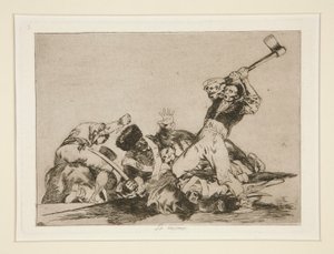 Totéž (The Same), pl. 3 z The Disasters of War od Francisco de Goya