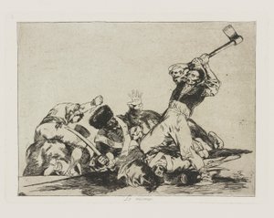 Totéž (The Same), pl. 3 ze série The Disasters of War od Francisco de Goya