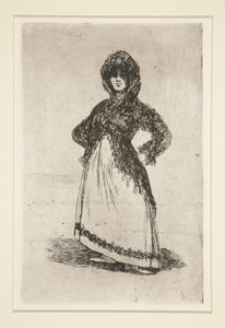 Maja [se světlým pozadím] od Francisco de Goya
