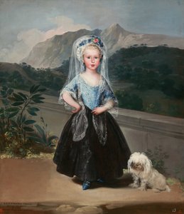 María Teresa de Borbón y Vallabriga, pozdější hraběnka z Chinchón, 1783. od Francisco de Goya