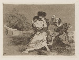 No quieren [sic] (Nedělají od Francisco de Goya