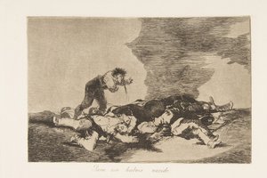 Deska 12 z The Disasters of War Los Desastres de la Guerra: This ..., 1810 publikovaná v roce 1863. od Francisco de Goya