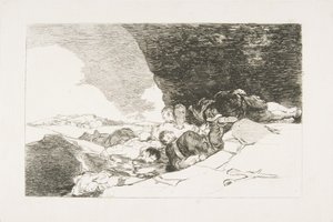 Deska 23 z The Disasters of War Los Desastres de la Guerra: To samé jinde. ..., 1810. od Francisco de Goya