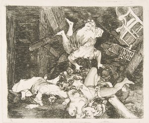 Deska 30 z The Disasters of War Los Desastres de la Guerra: Ravages of War. Estr..., 1810. od Francisco de Goya