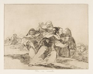 Deska 42 z The Disasters of War Los Desastres de la Guerra: Every..., 1810 publikovaná v roce 1863. od Francisco de Goya