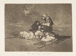Deska 59 z The Disasters of War Los Desastres de la Guerra: Wh..., 1811-12 publikovaná v roce 1863. od Francisco de Goya
