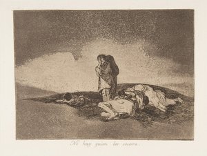 Deska 60 z The Disasters of War Los Desastres de la Guerra: Th..., 1811-12 publikovaná v roce 1863. od Francisco de Goya