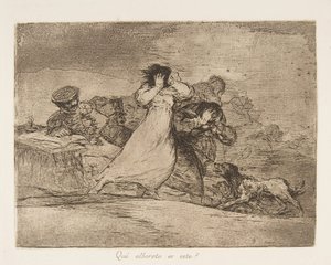 Deska 65 z The Disasters of War Los Desastres de la Guerra..., po letech 1814-15 vydaná v roce 1863. od Francisco de Goya