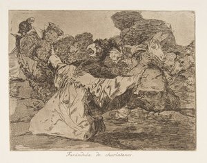 Deska 75 z The Disasters of War Los Desastres de la Guerra..., po letech 1814-15 vydaná v roce 1863. od Francisco de Goya