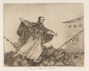 Deska 77 z The Disasters of War Los Desastres de la Guerra..., po letech 1814-15 vydaná v roce 1863. od Francisco de Goya